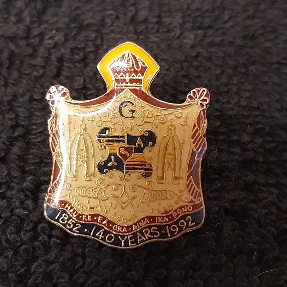 1992 Masonic Shriners Pin 140 Years Badge